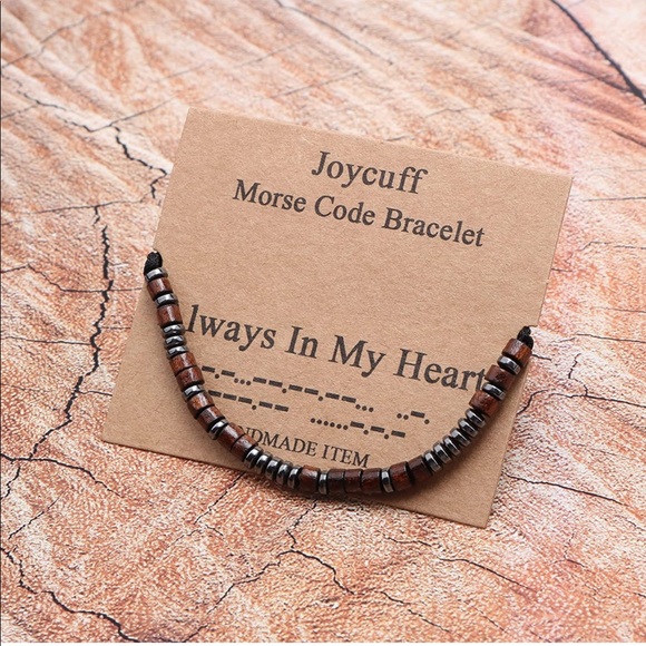 BRAND NEW MORSE CODE BRACELET. (NWT) - Picture 2 of 4